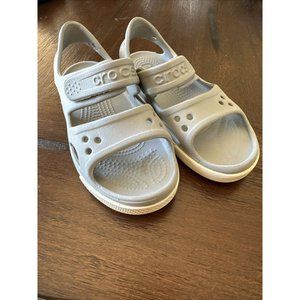 Crocs Sandals Kids Size C12 Gray Crocband Sandals Unisex Water Shoe, And Summer